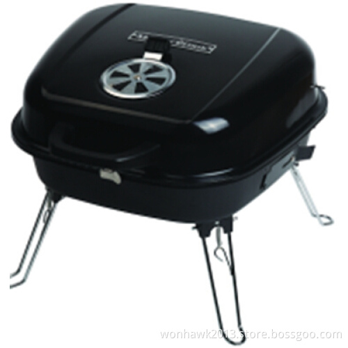 Charcoal Barbecue Fire Bowl and Lid with High Temperature Painting